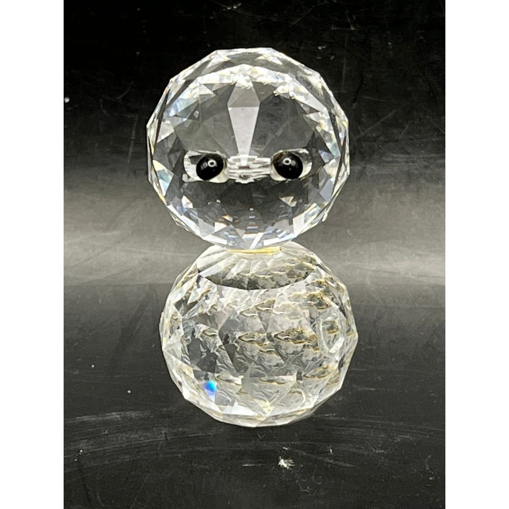 Swarovski Crystal Glass Bird Duck Figurine Adorable Decor Collectible 1.5" Vtg